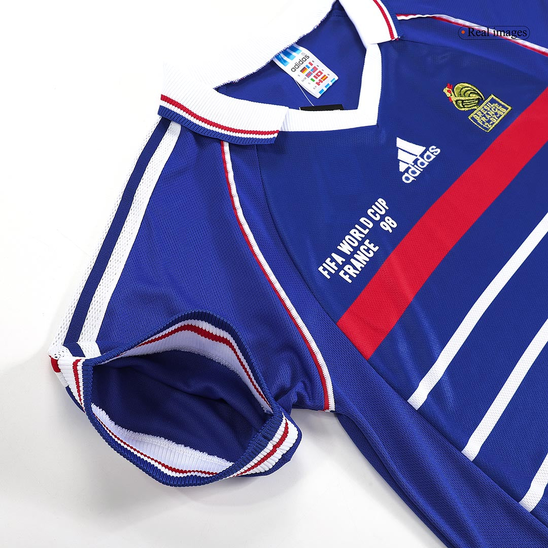 Retro 1998 France World Cup Home Soccer Jersey