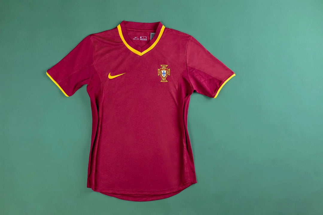 Retro Portugal Home 2000 Euro Cup Jersey