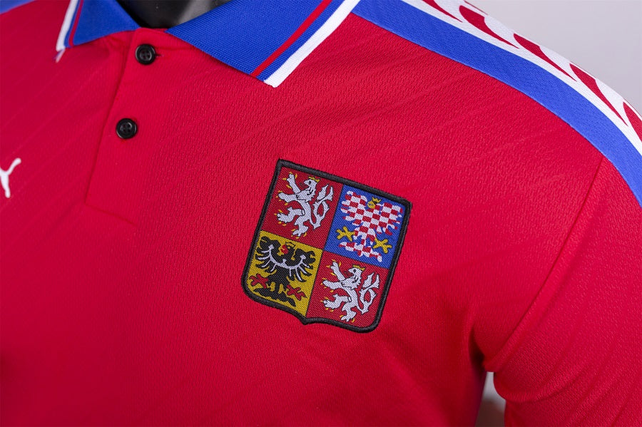 Poborsky #8 Czech Republic Home Jersey 1996/98