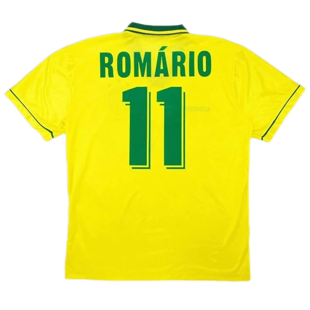 ROMARIO #11 Retro Brazil Home Jersey World Cup 1994