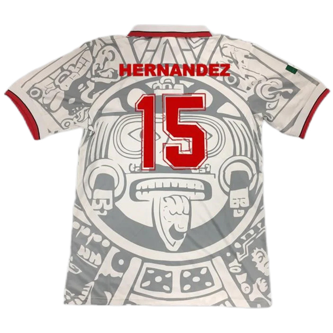 HERNANDEZ #15 Retro Mexico Away Jersey World Cup 1998