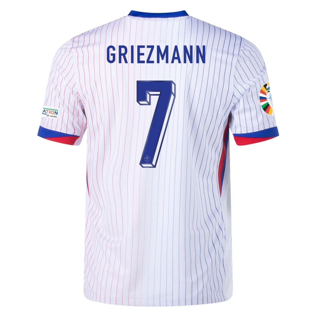 GRIEZMANN #7 France Away Jersey 2024 Euro Cup Jersey