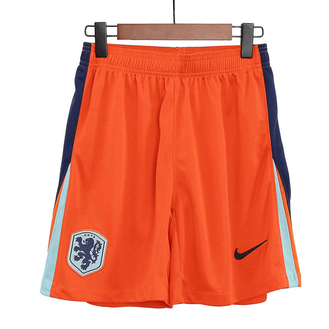 Netherlands Home Shorts 2024 Euro Cup