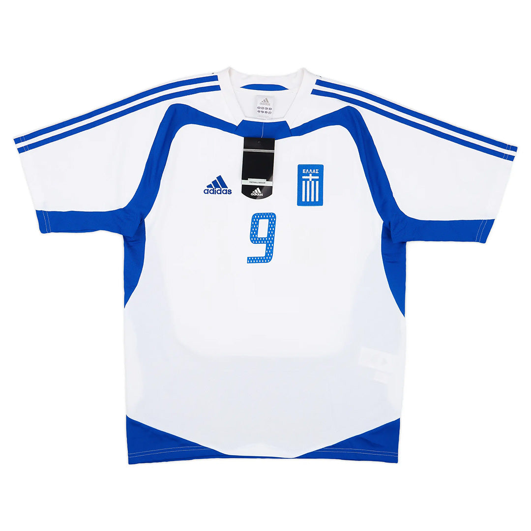 CHARISTEAS #9 Retro Greece Away Jersey 2004 Euro Cup Jersey