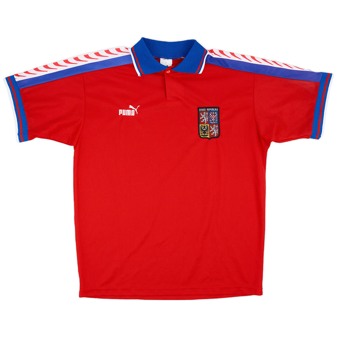 Poborsky #8 Czech Republic Home Jersey 1996/98