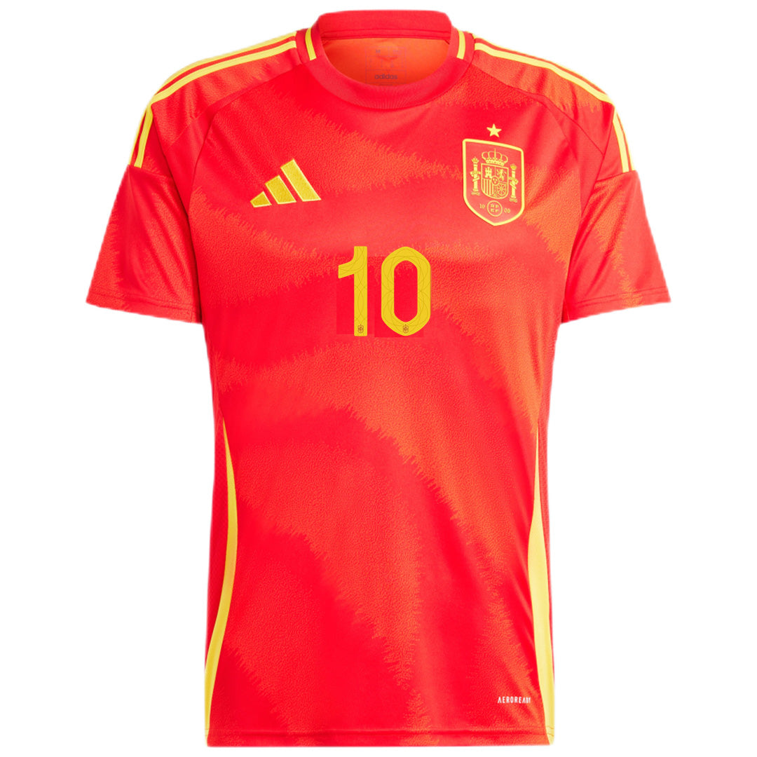 LAMINE YAMAL #10 Spain Home Jersey 2024 Euro Cup Jersey