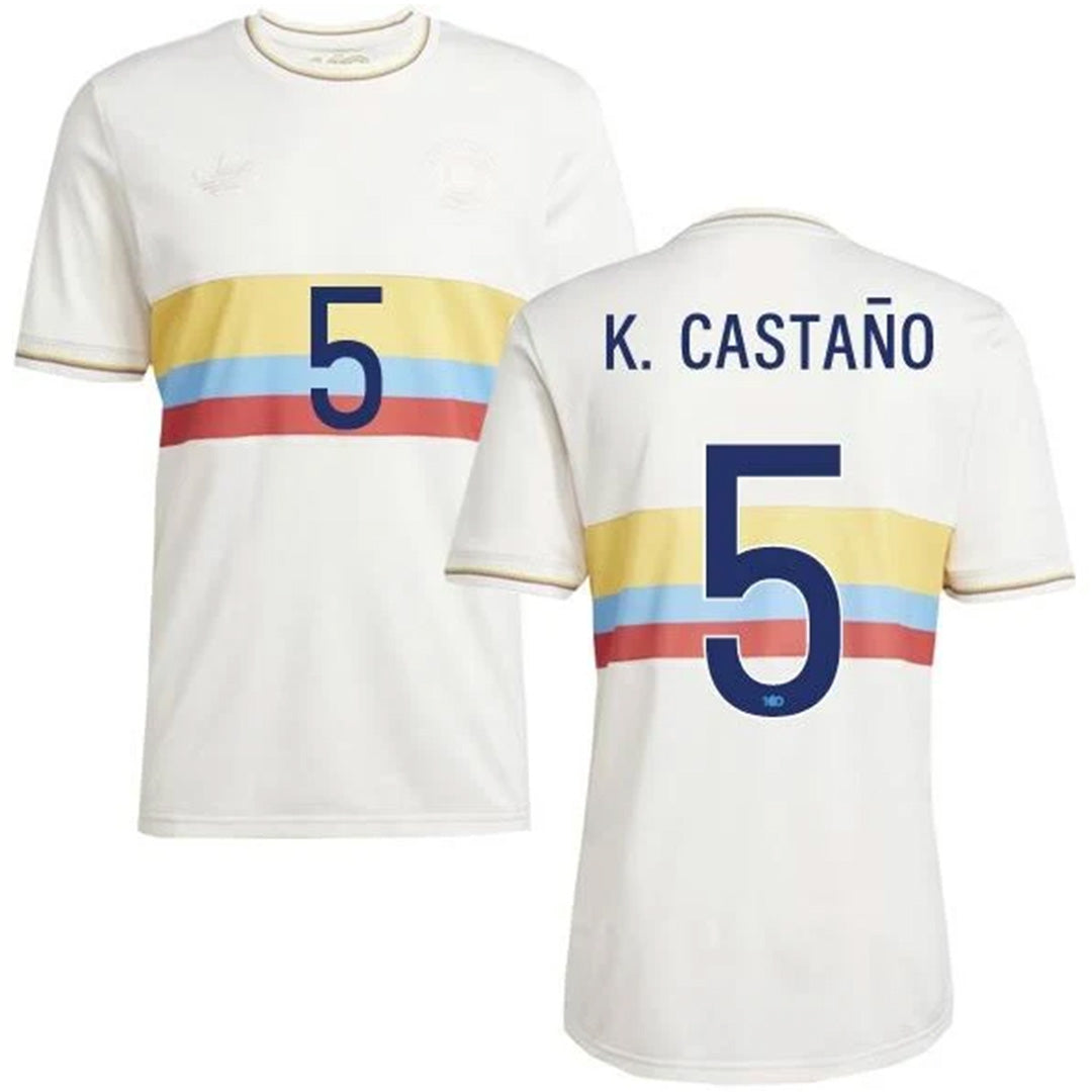 K. CASTANO #5 Colombia Centenary Collection Jersey