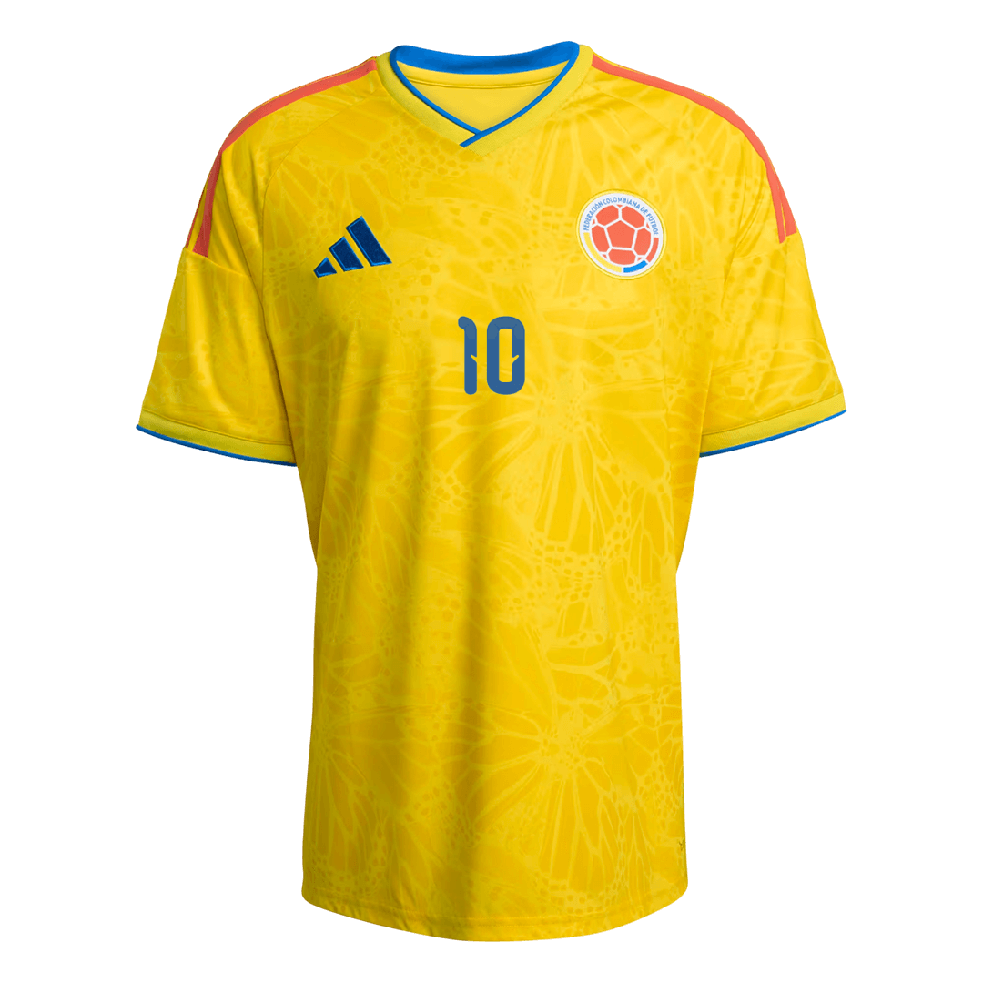 JAMES #10 Colombia Home Soccer Jersey 2026