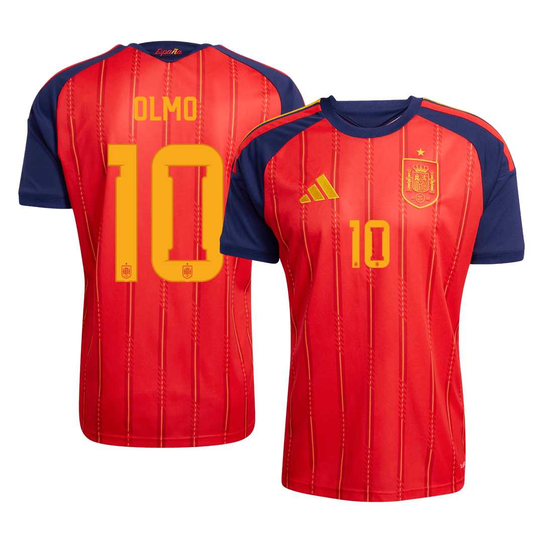 OLMO #10 Spain Home Soccer Jersey 2026