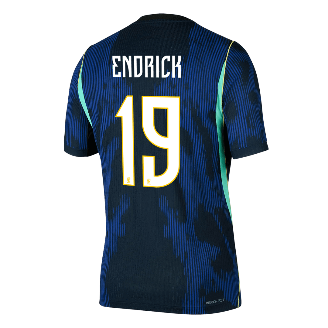 ENDRICK #19 Brazil Away Soccer Jersey 2026 Player Version
