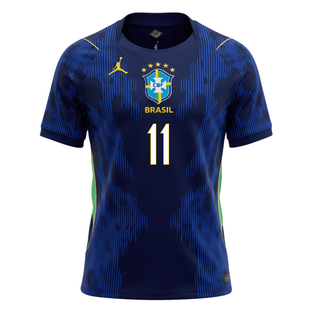 RAPHINHA #11 Brazil Away Soccer Jersey 2026