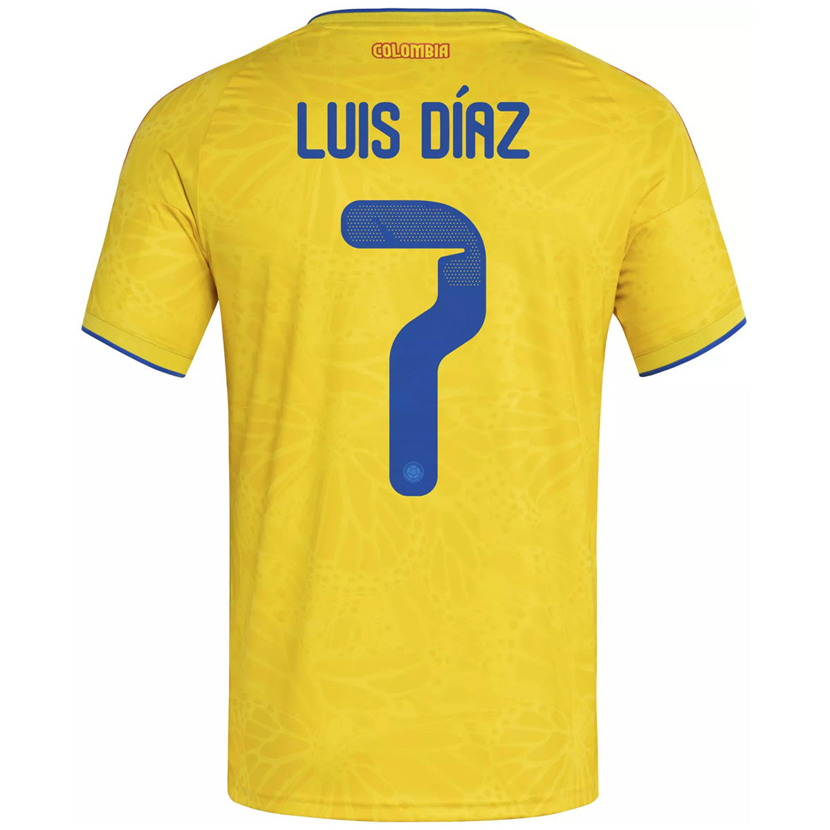 Luis Diaz #7 Colombia Home 2026 World Cup Jersey