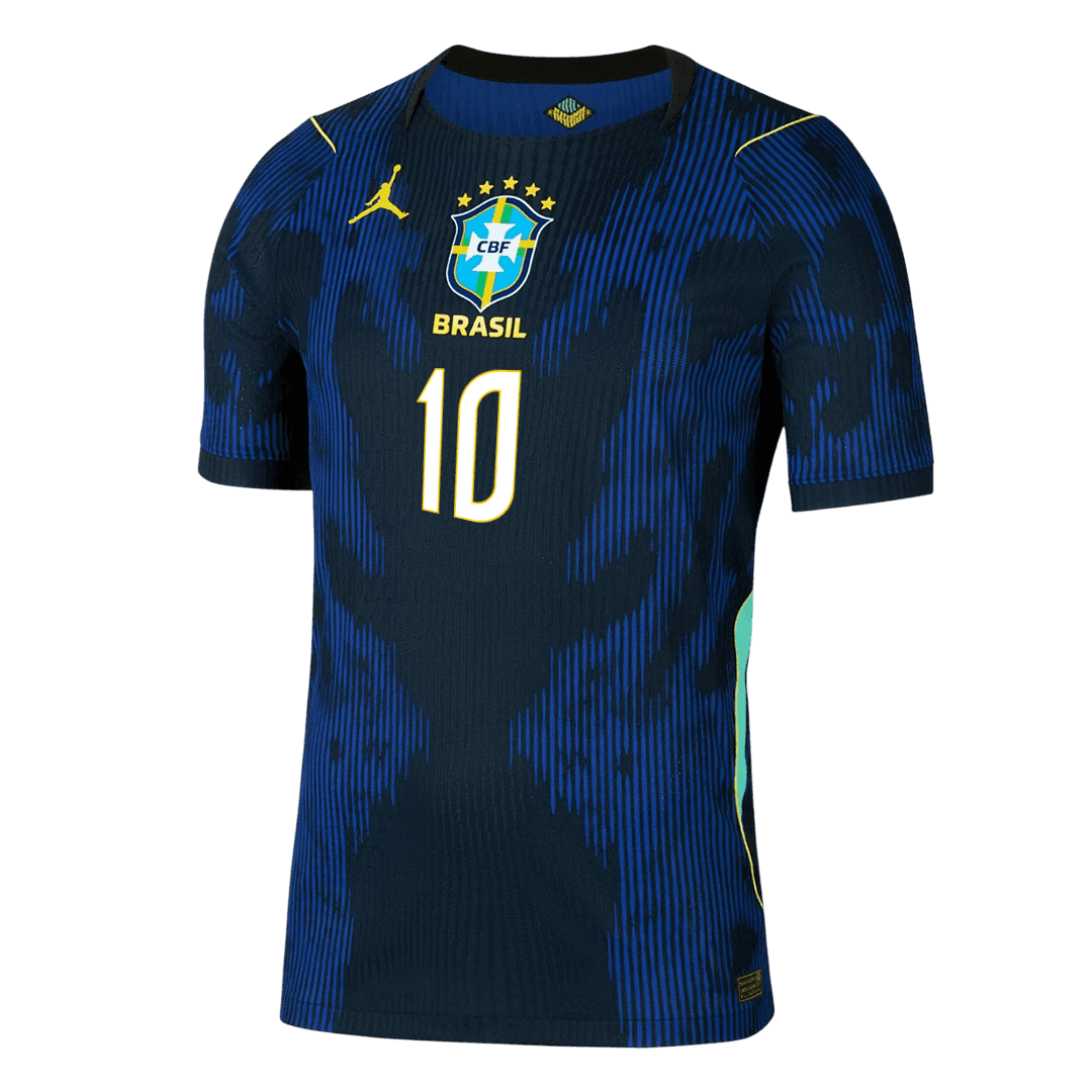 NEYMAR JR. #10 Brazil Away Soccer Jersey 2026 Player Version