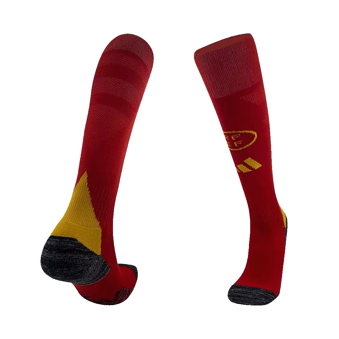 Spain Home Soccer Jersey Kit(Jersey+Shorts+Socks) Euro
