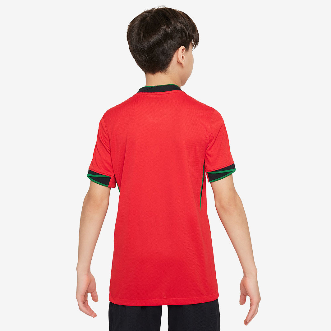 Nike Portugal 2024 Kids Dri-FIT Stadium SS Home Shirt