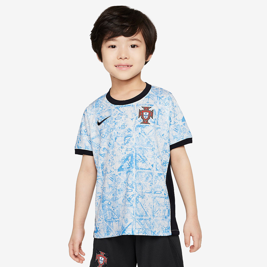 Nike Portugal 2024 Little Kids Dri-FIT Stadium Away Kit