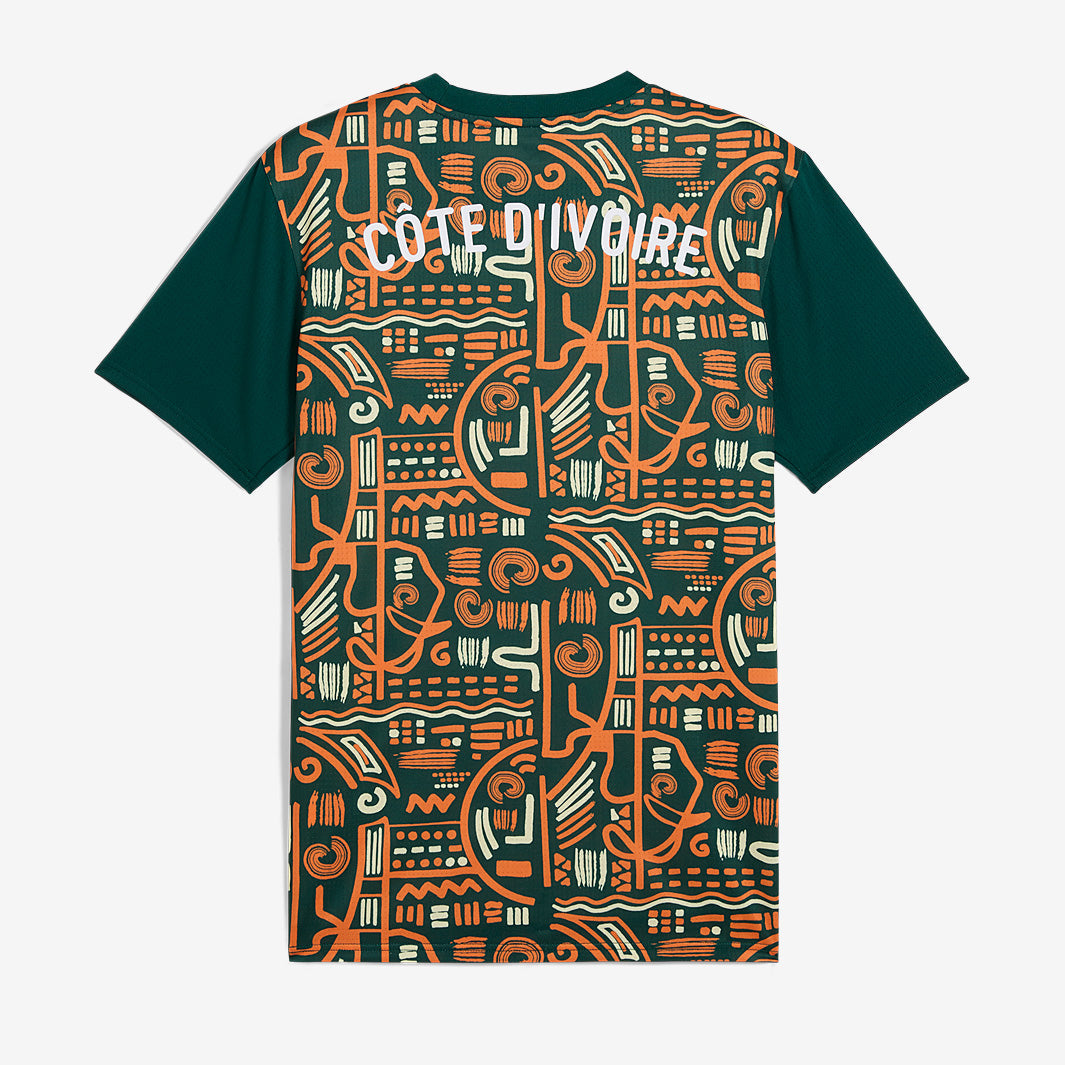 Puma Ivory Coast 2025 SS Pre-Match Shirt