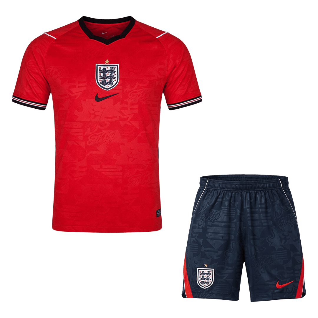 England Away Soccer Jersey Kit(Jersey+Shorts) 2026