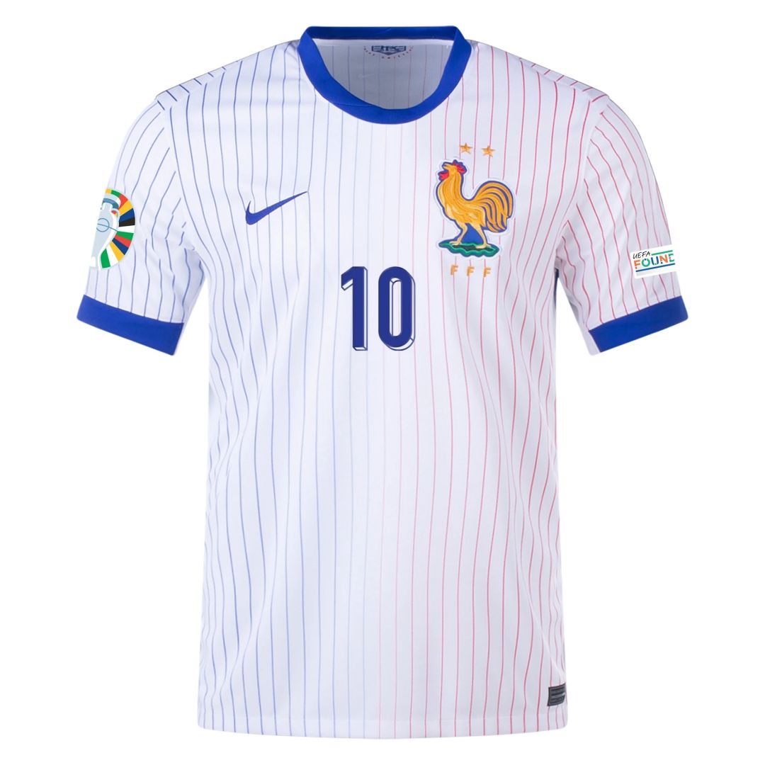 MBAPPE #10 France Away Jersey 2024 Euro Cup Jersey