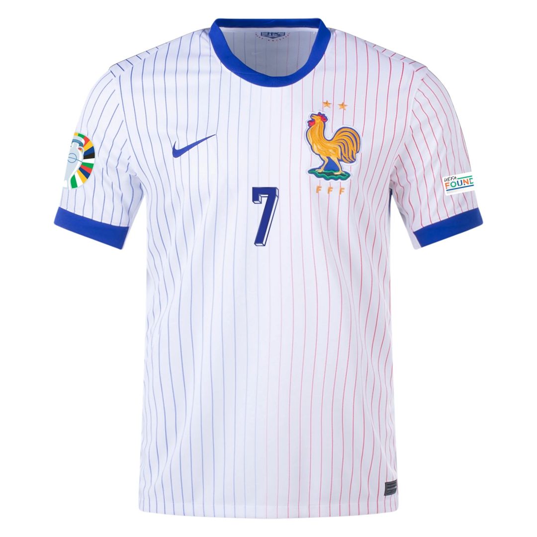 GRIEZMANN #7 France Away Jersey 2024 Euro Cup Jersey