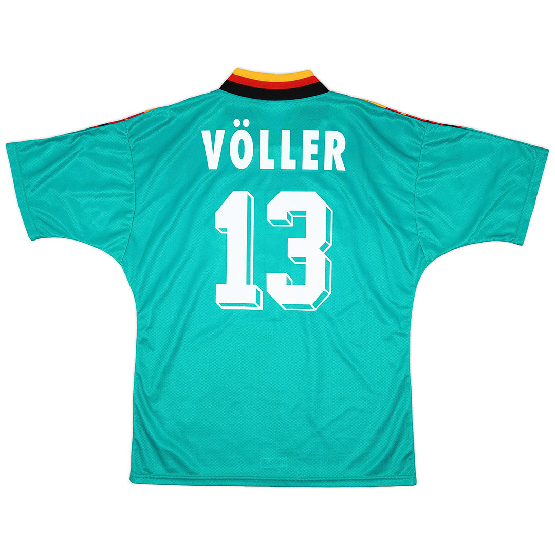Voller #13 Retro Germany Away Jersey 1994