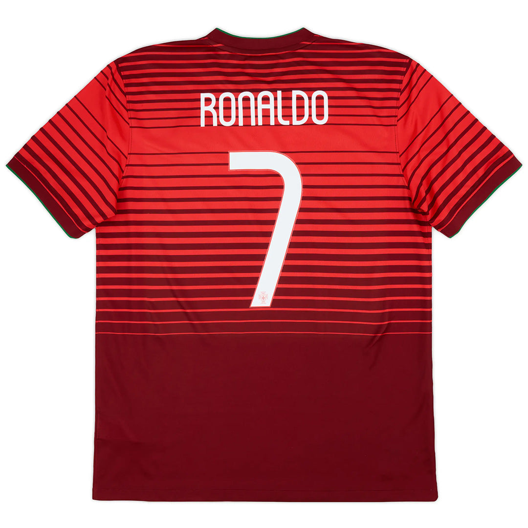 RONALDO #7 Retro Portugal Home Jersey World Cup 2014
