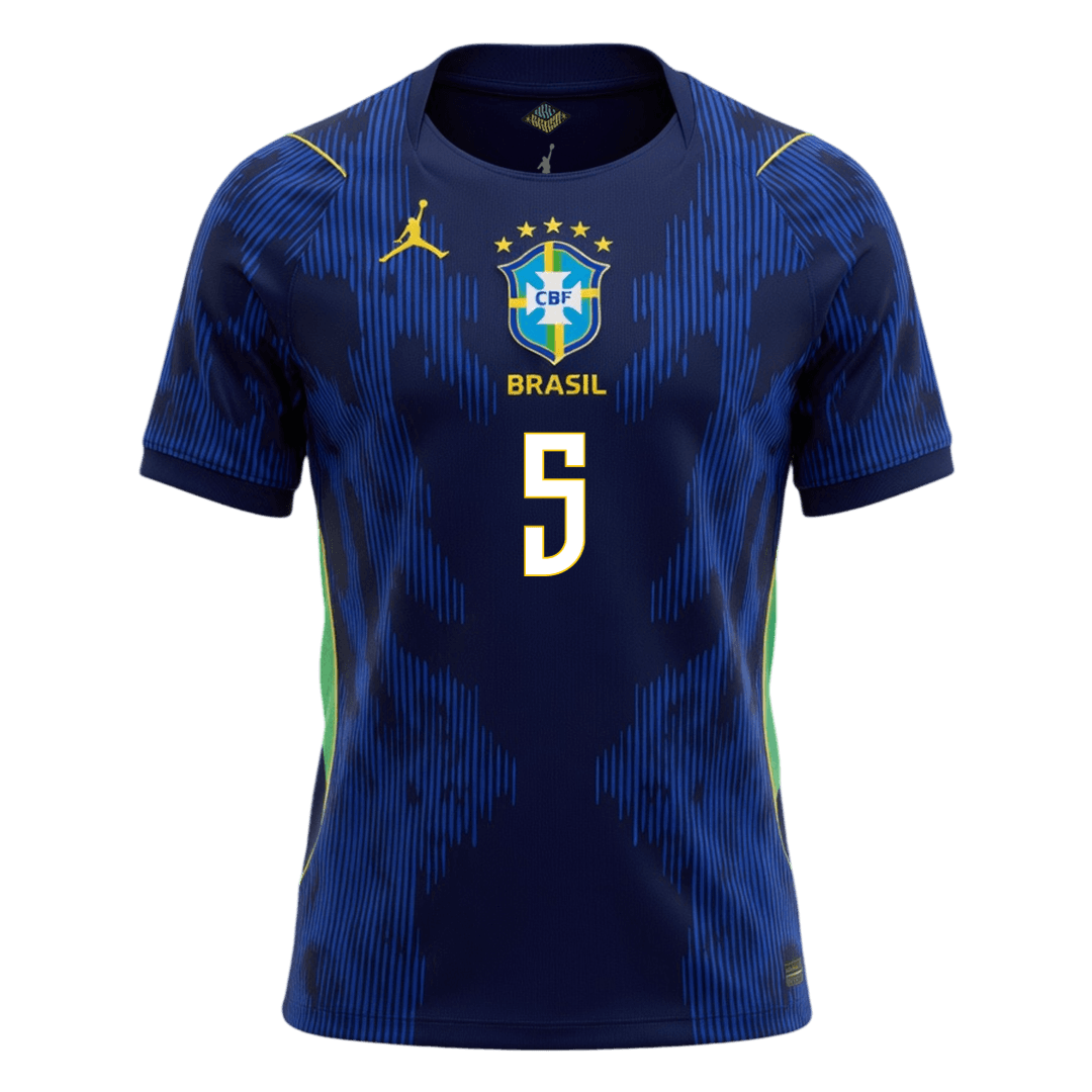 CASEMIRO #5 Brazil Away Soccer Jersey 2026