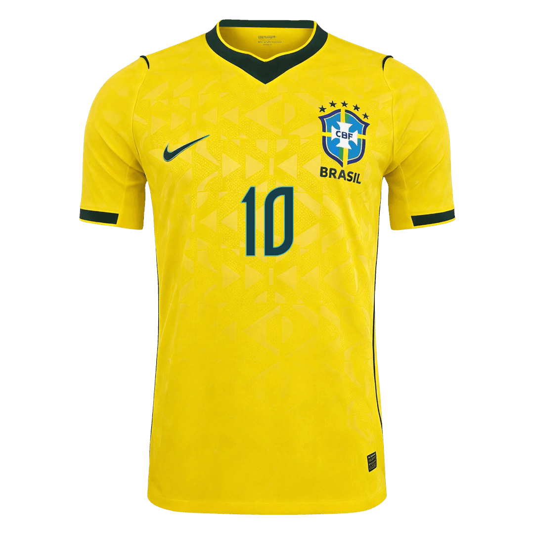 NEYMAR JR. #10 Brazil Home Soccer Jersey 2026 Player Version