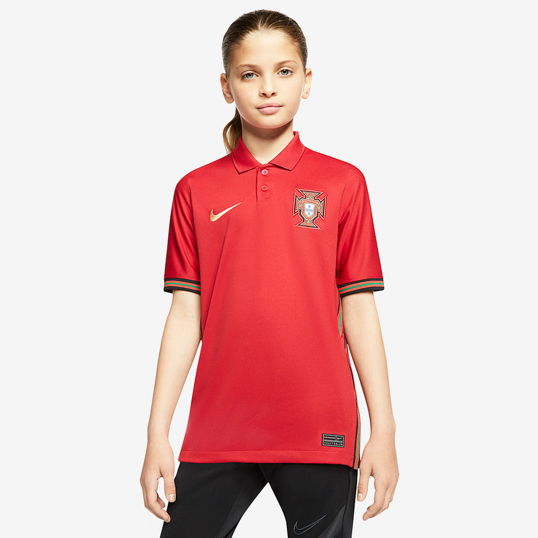 Nike Portugal 2020 Kids Home Stadium SS Shirt