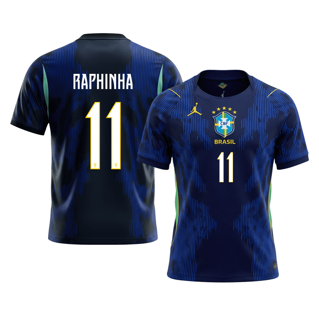 RAPHINHA #11 Brazil Away Soccer Jersey 2026