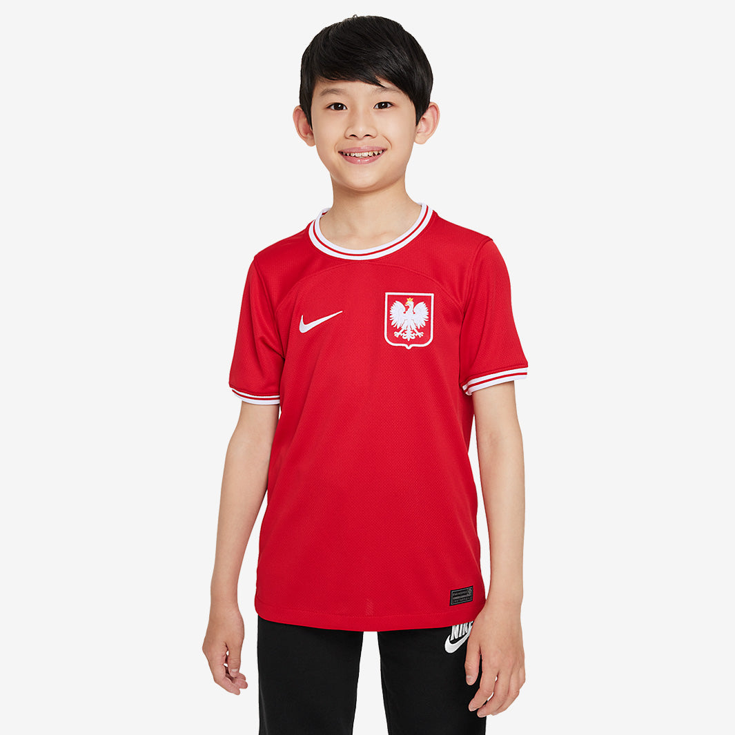 Nike Poland 2023 Dri-Fit Kids SS Away Shirt