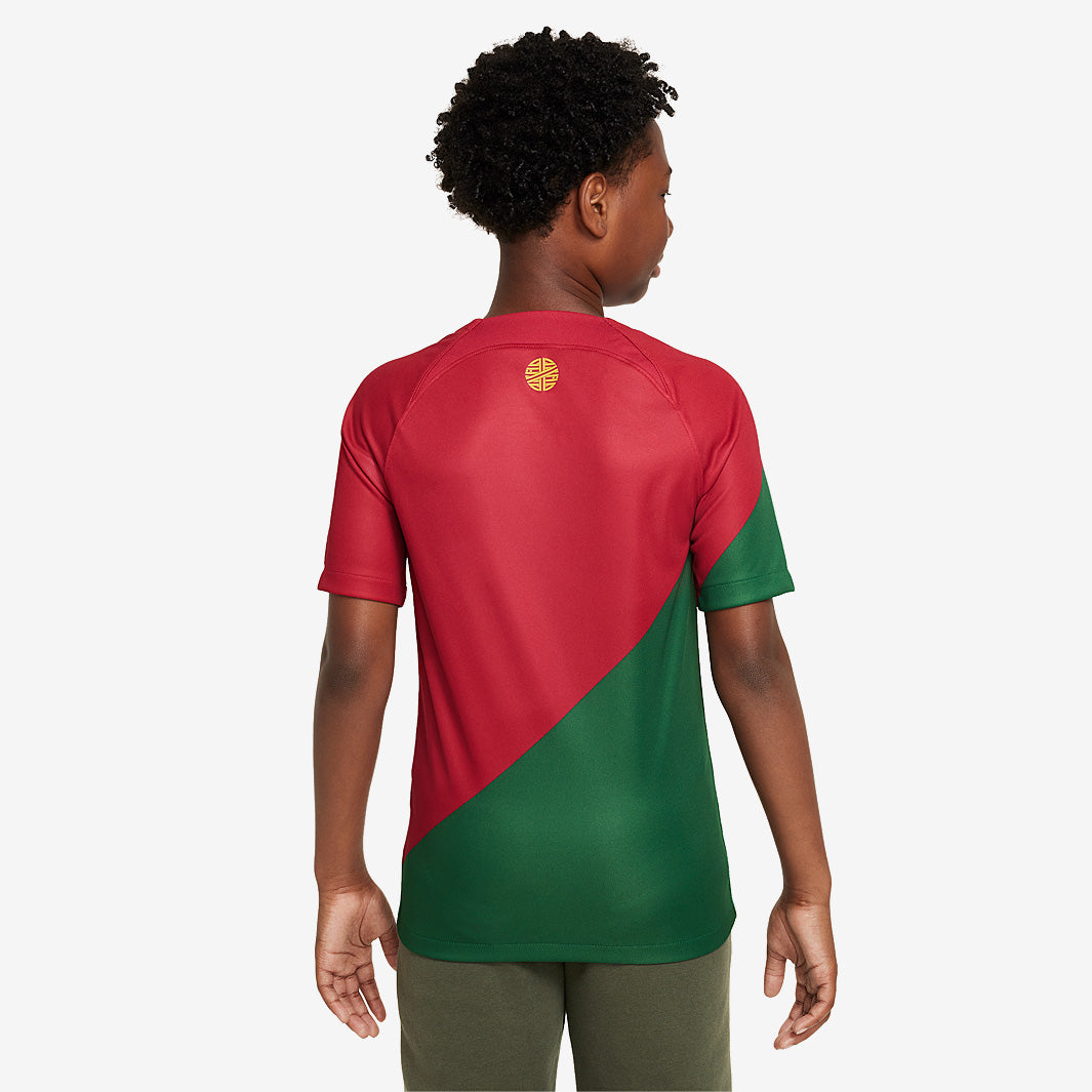 Nike Portugal Kids 2023 Dri-Fit SS Home Shirt