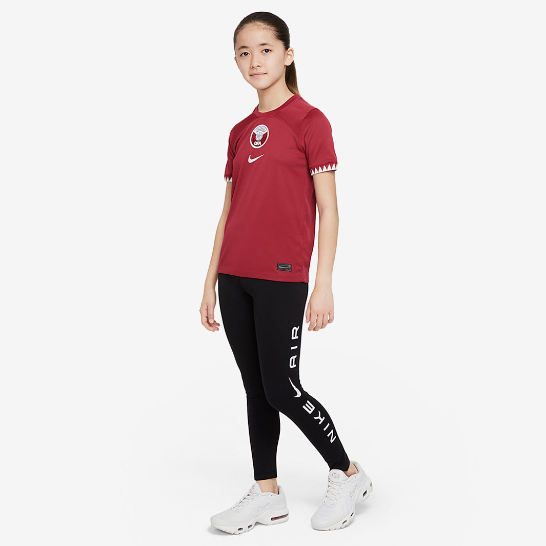 Nike Qatar 2023 Kids Dri-Fit SS Home Shirt