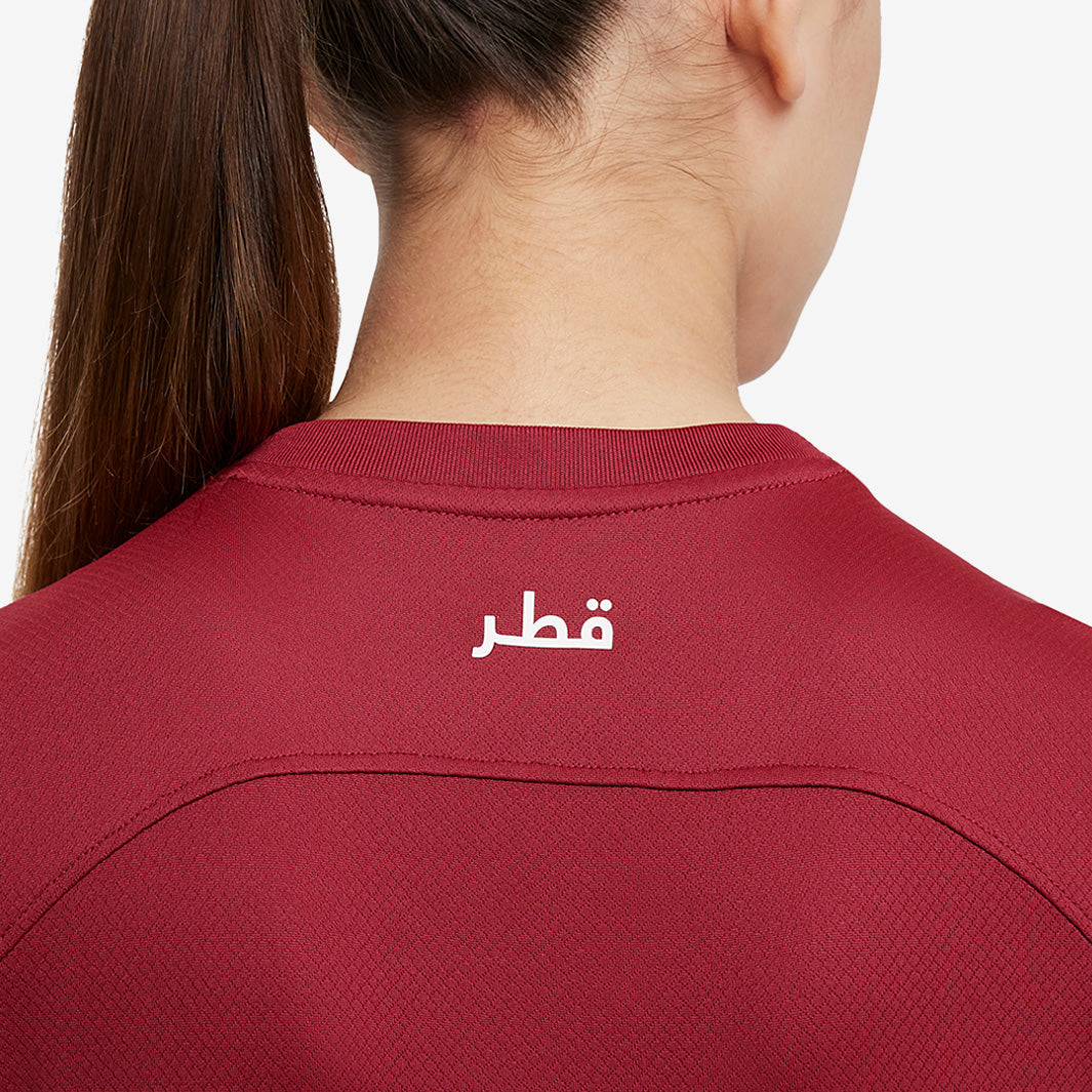 Nike Qatar 2023 Kids Dri-Fit SS Home Shirt