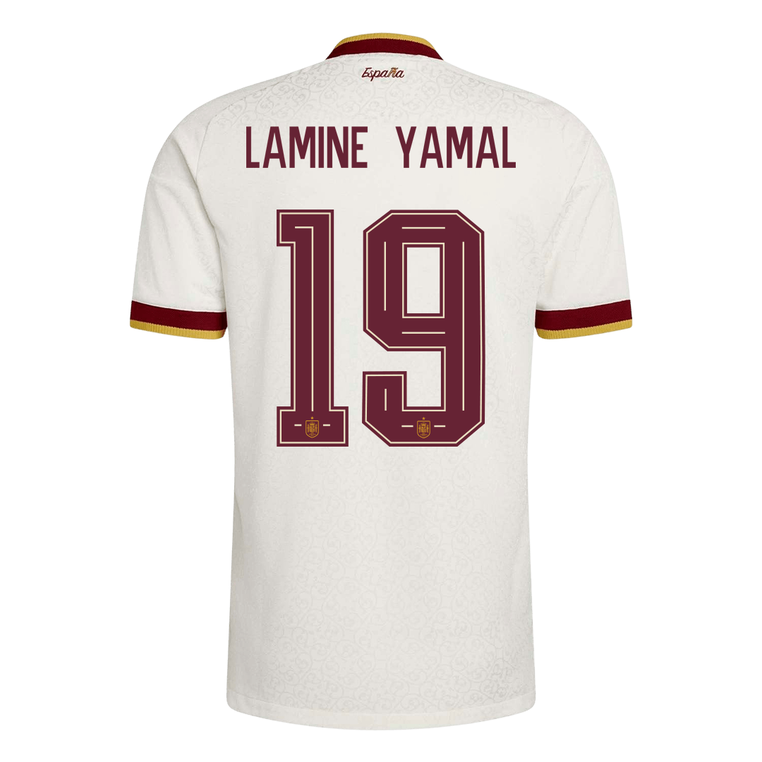 LAMINE YAMAL #19 Spain Away Soccer Jersey 2026 Player Version