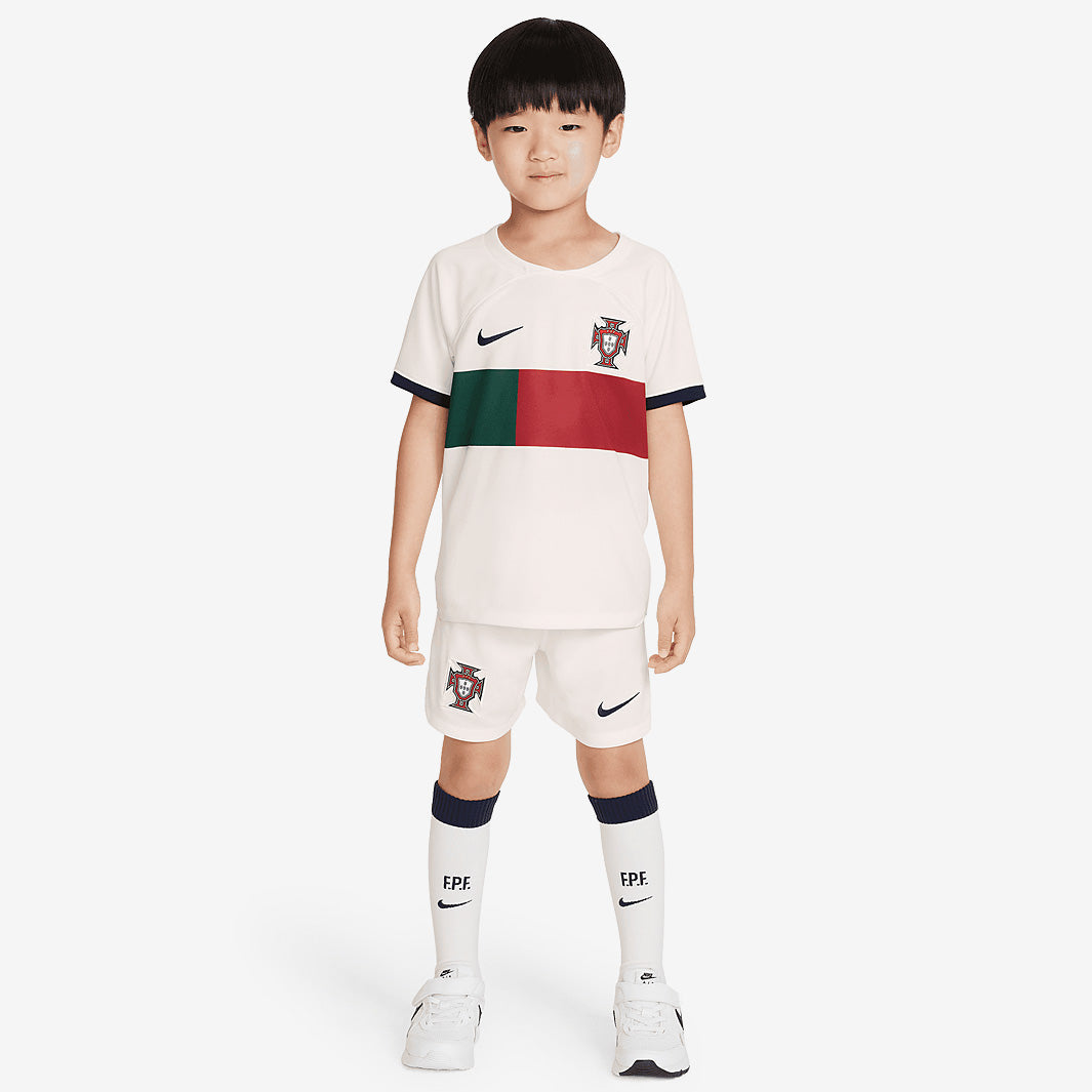 Nike Portugal Little Kids 22/23 Dri-Fit Away Kit