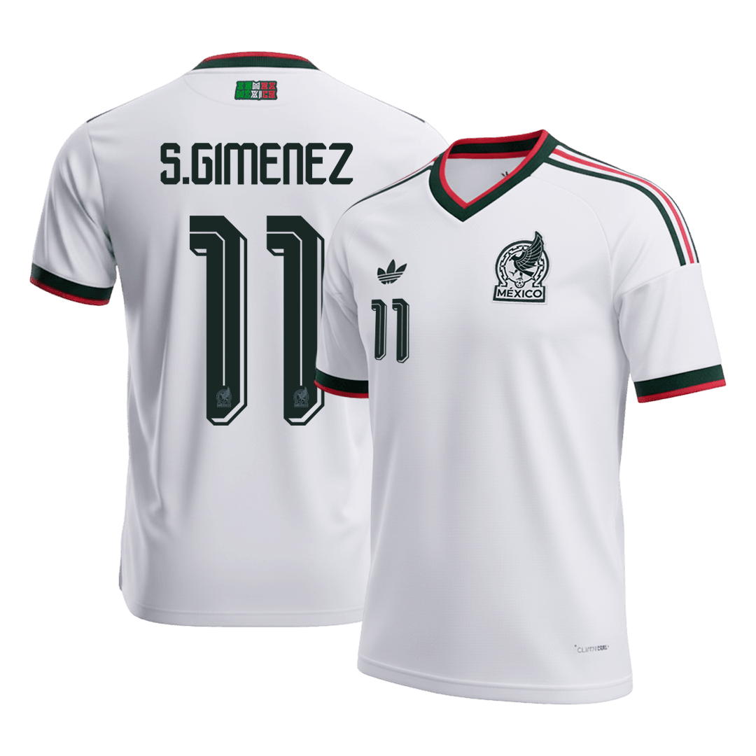 S.GIMENEZ #11 Mexico Away Soccer Jersey 2026