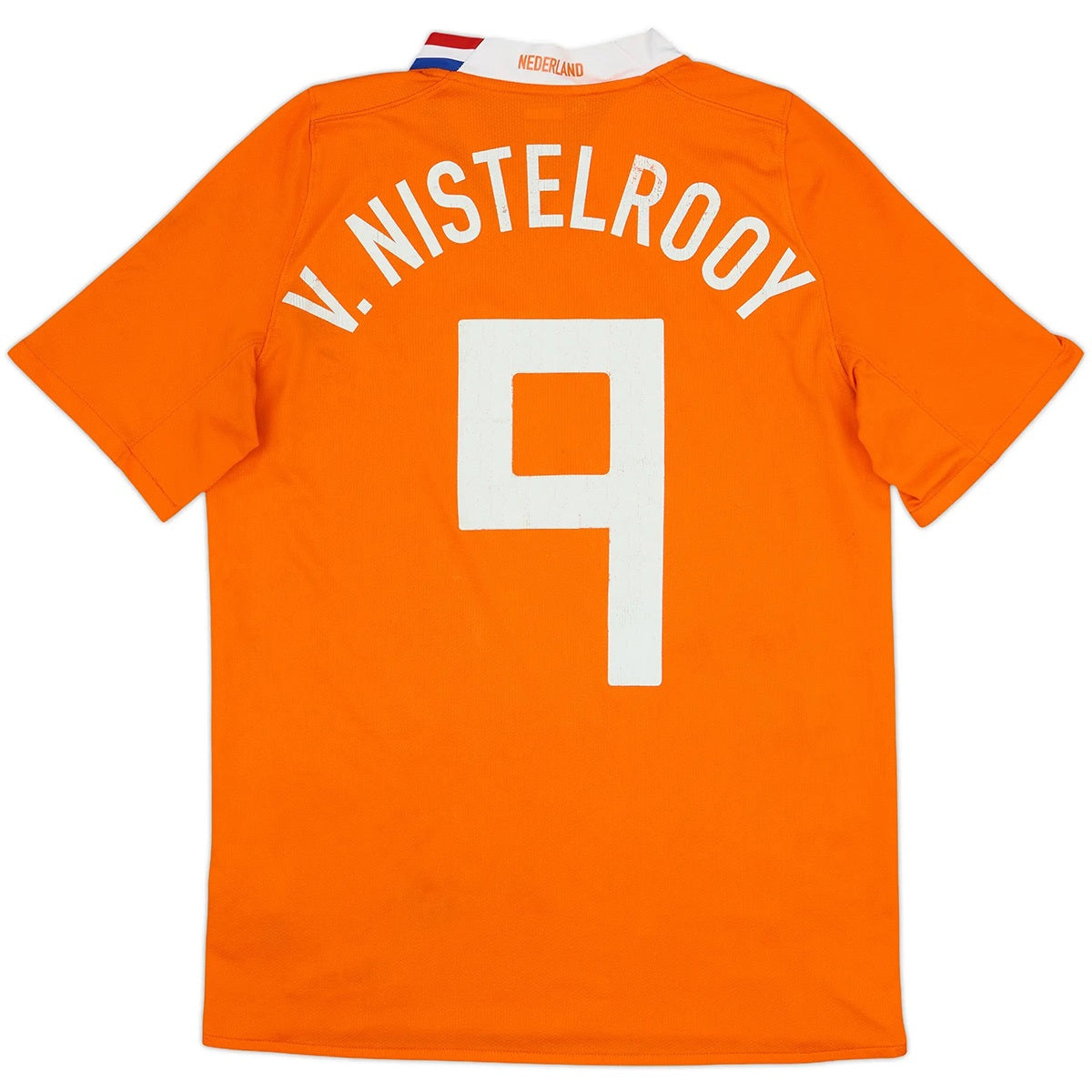 V. NISTELROOY #9 Retro Netherlands Home Jersey 2008 Euro Cup Jersey