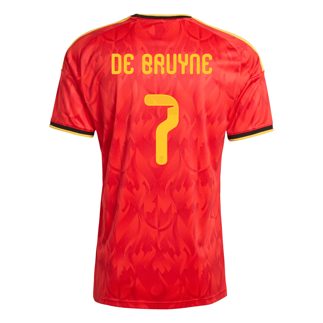 DE BRUYNE #7 Belgium Home Soccer Jersey 2026