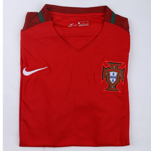 Retro Portugal Home 2016 Euro Cup Jersey