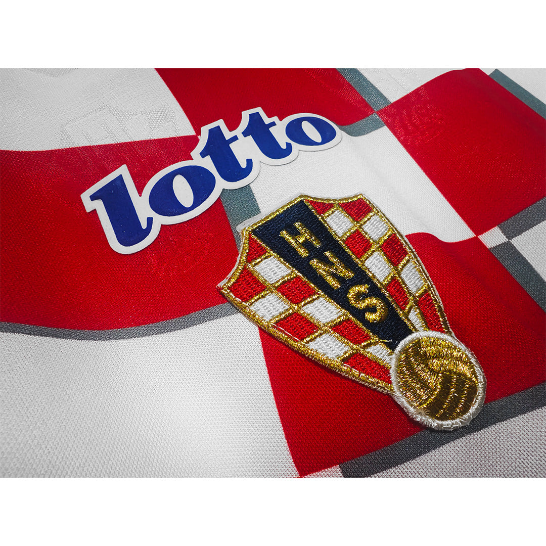Suker #9 Retro Croatia Home Jersey World Cup 1998