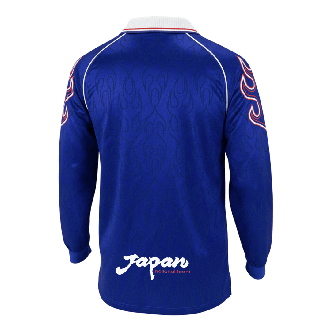 Retro 1998 Japan Home Long Sleeve Soccer Jersey