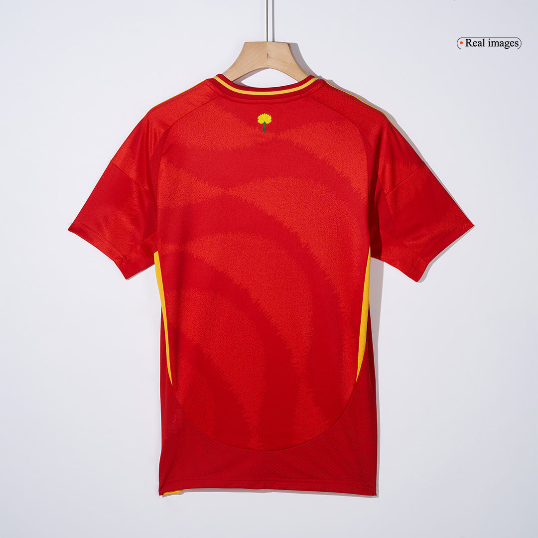 Spain Home Soccer Jersey Euro