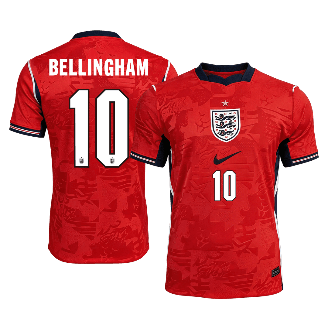BELLINGHAM #10 England Away Soccer Jersey 2026 Player Version