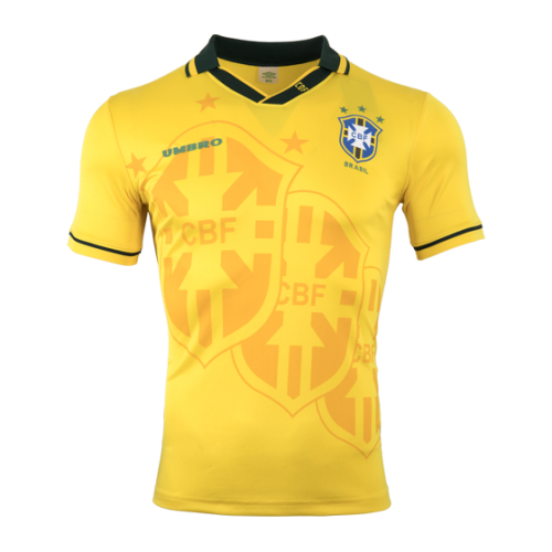 BEBETO #7 Retro Brazil Home Jersey World Cup 1994