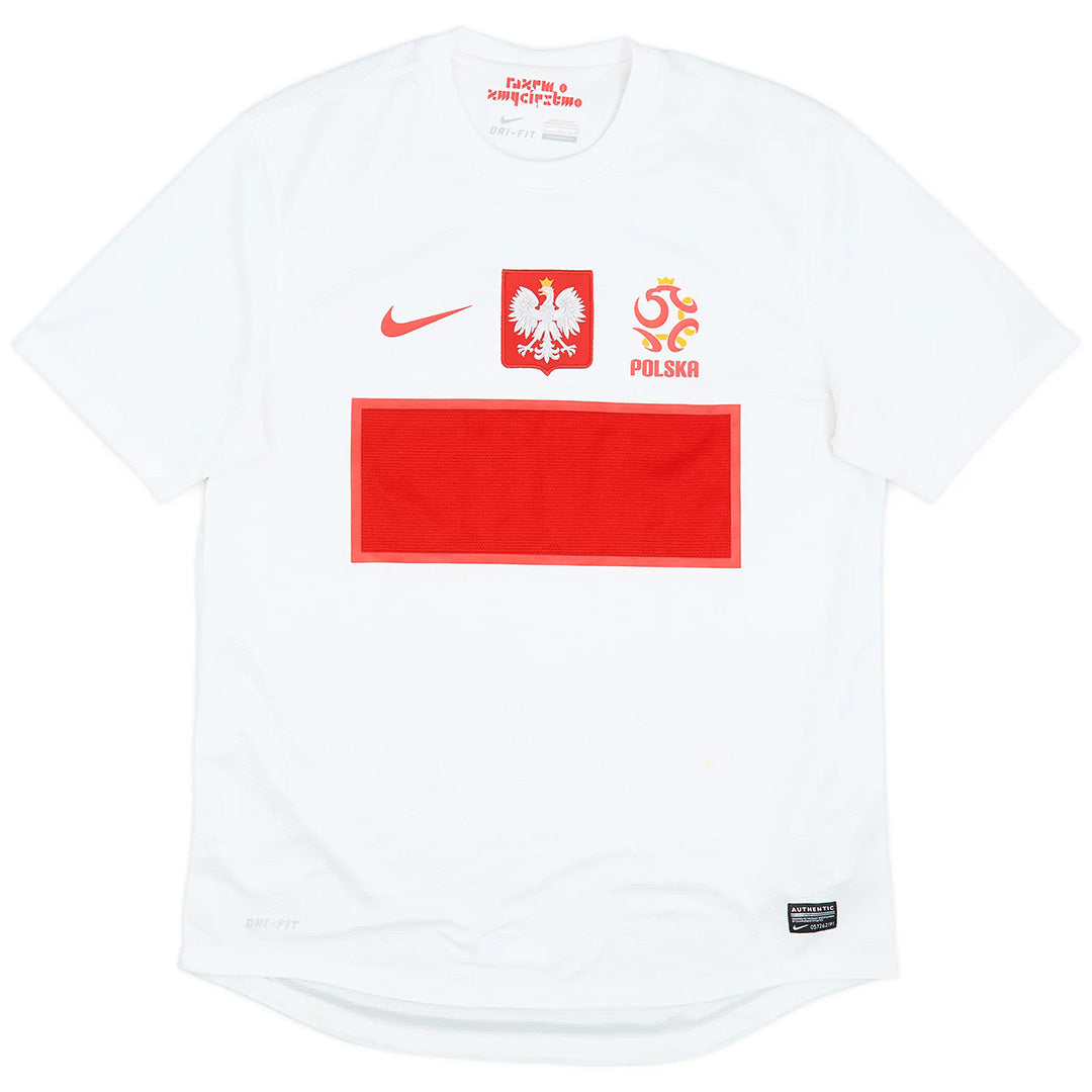 Retro Poland Home 2012 Euro Cup Jersey