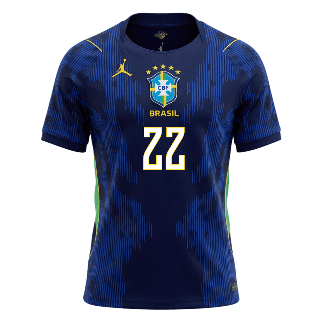 JOÃO PEDRO #22 Brazil Away Soccer Jersey 2026