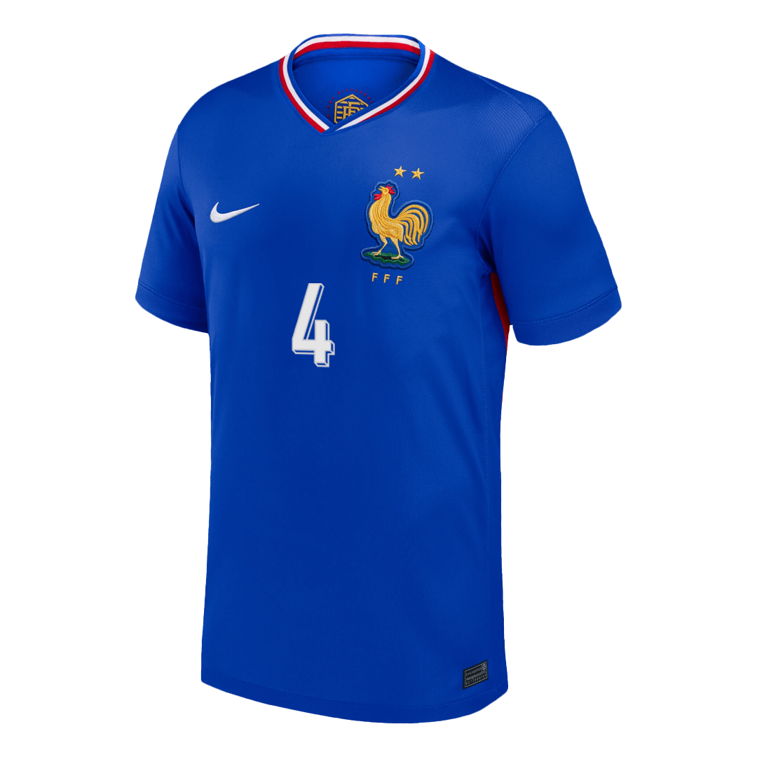 UPAMECANO #4 France Home Soccer Jersey