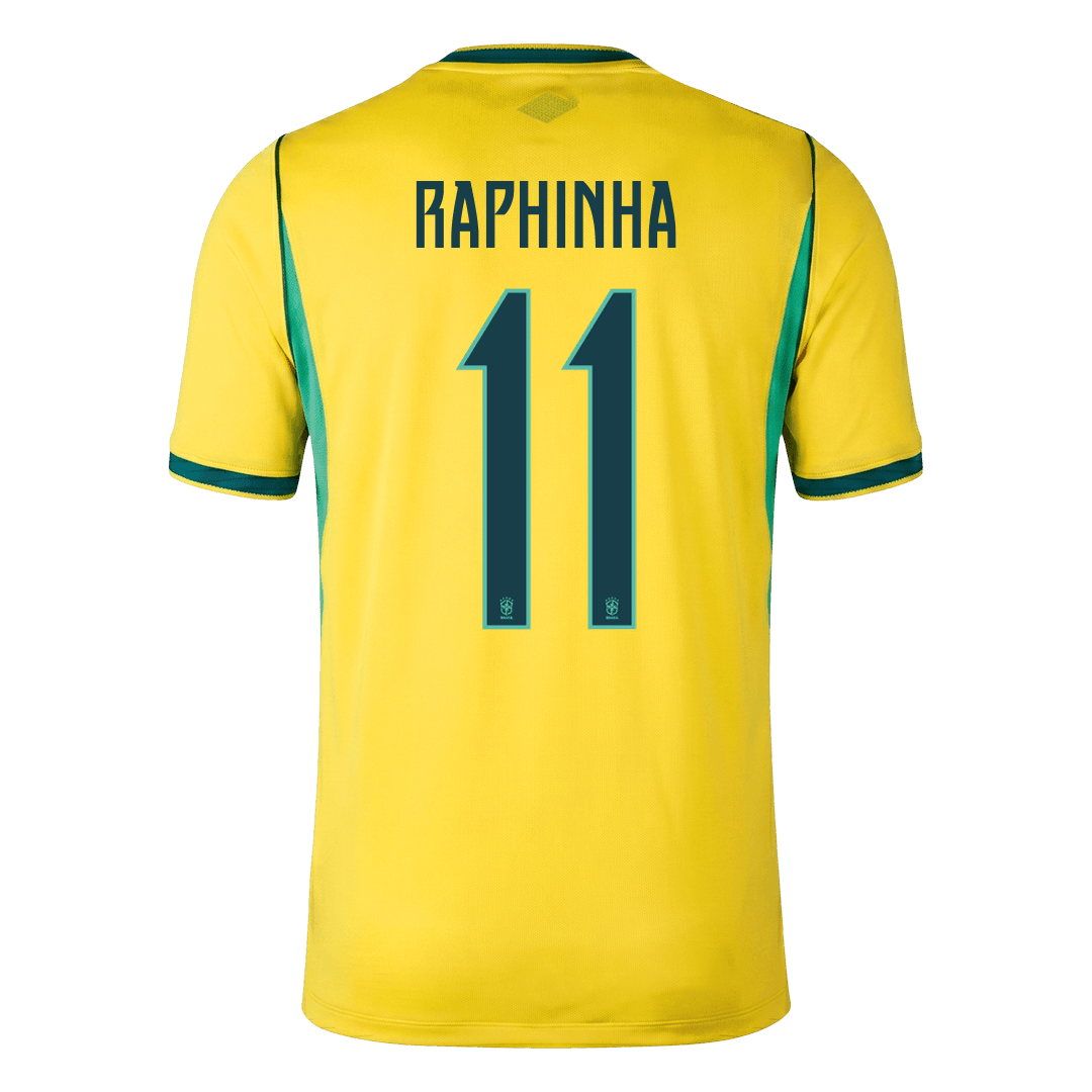 RAPHINHA #11 Brazil Home Soccer Jersey 2026