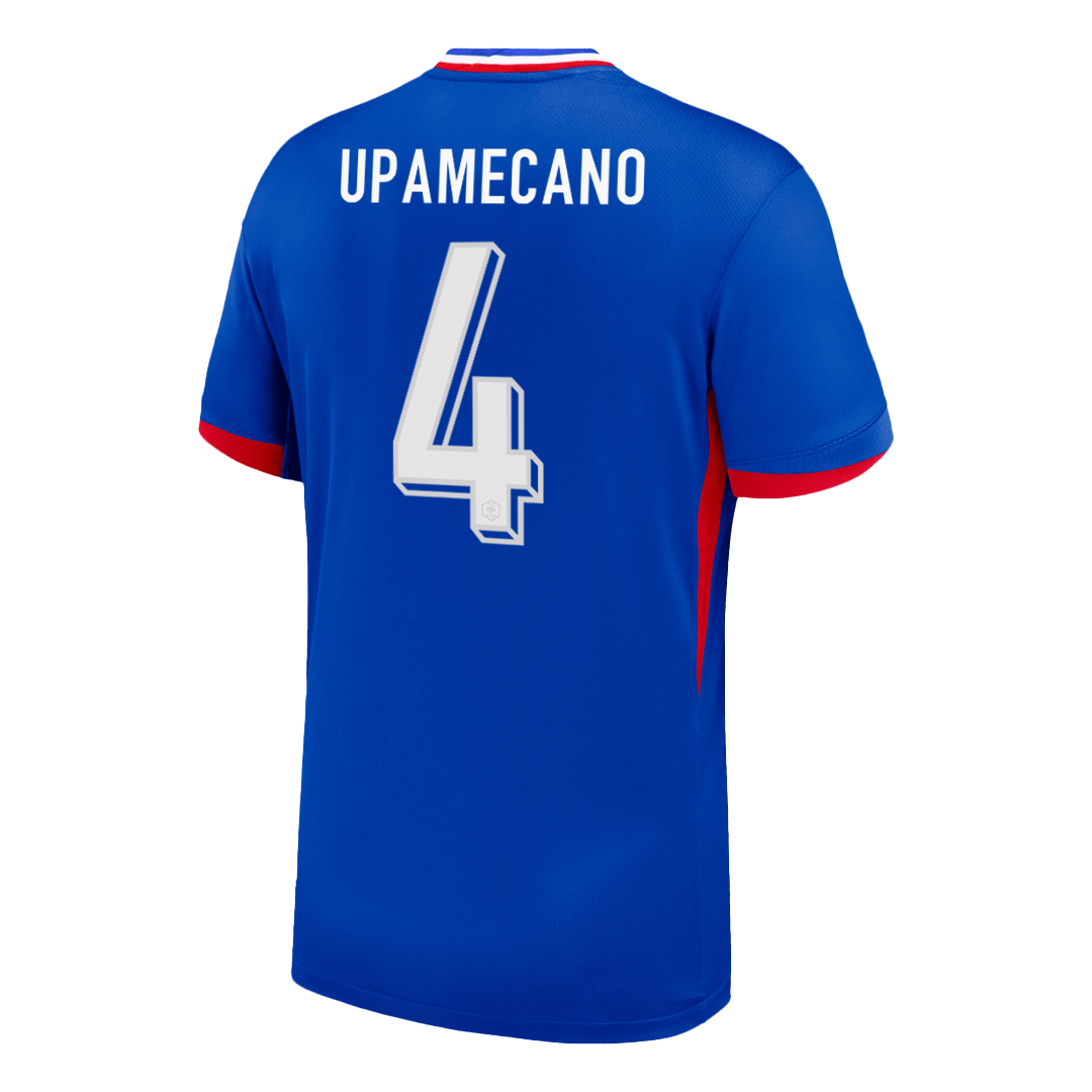 UPAMECANO #4 France Home Soccer Jersey